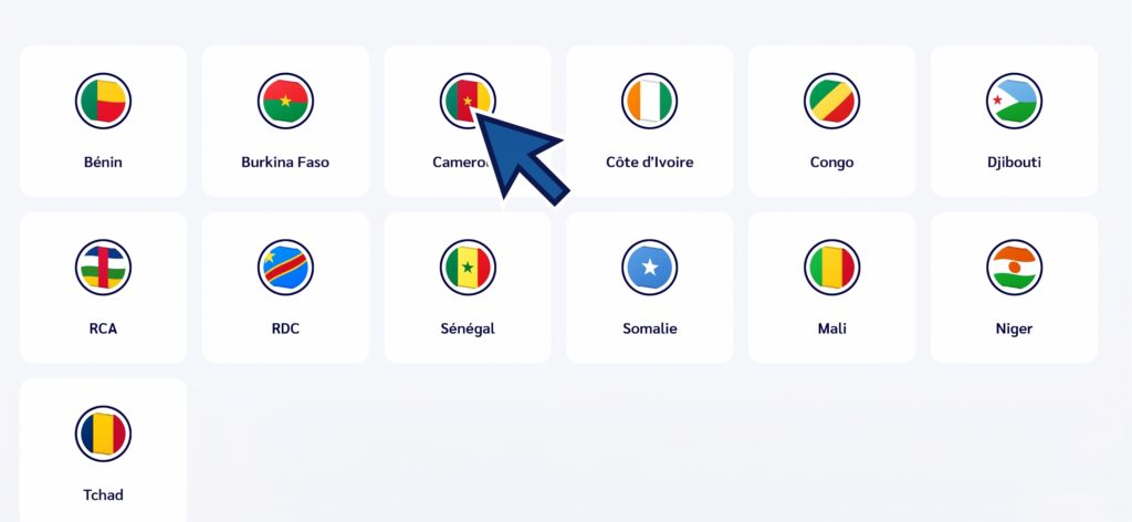 Sélection du Cameroun dans les procédures BESC Easy CTN